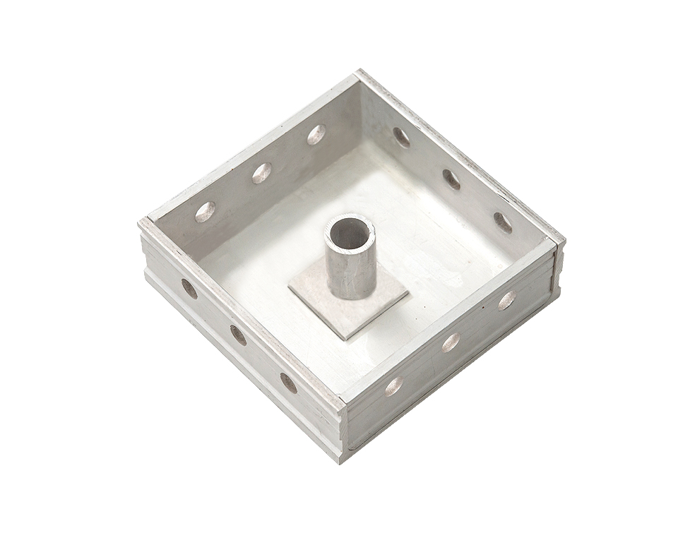 The bottom of the beam is removed early