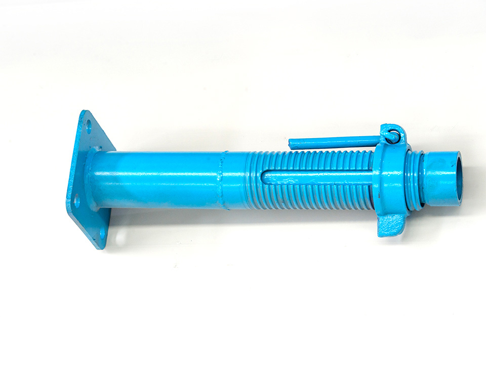 Adjustable steel support