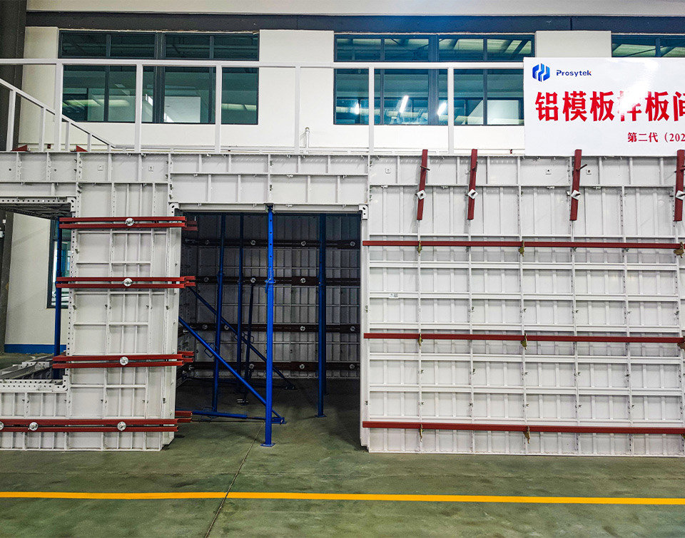 Aluminum alloy formwork for concrete works